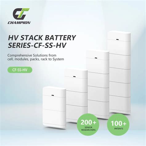 Stackable Modular Solar High Voltage Solar Energy Storage System