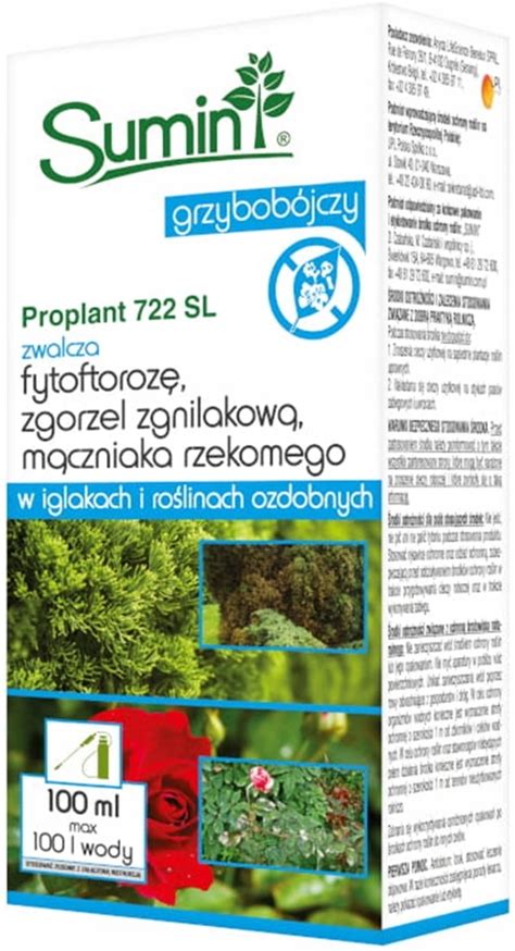 Proplant 722 Sl 100 Ml Preparat Na Choroby W Iglakach I Roślinach Ozdobnych 5907102009793