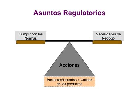 Asuntos Regulatorios ¿que Significa