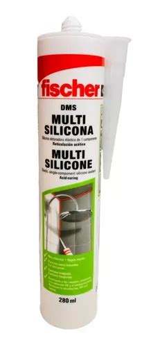 Silicon Transparente Uso General Anti Hongo Fischer 280ml Meses Sin