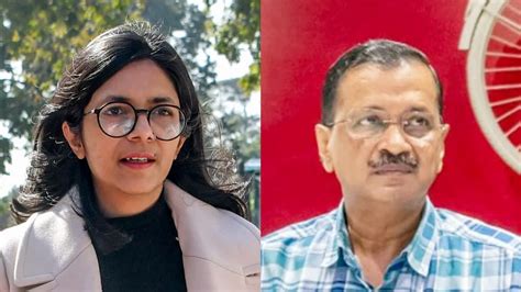 Swati Maliwal Assault Kejriwal Dodges Questions Ncw Summons His Pa Delhi Police Visits