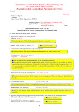Fillable Online Meti Go Site Location In Japan Application Forms Meti