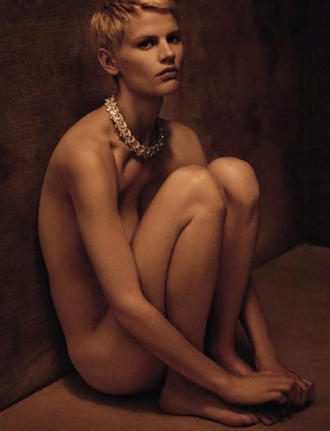 Saskia De Brauw In Precious Nudes By Paolo Roversi For Vogue Italia