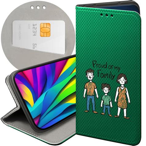 Etui Z Klapką Do Samsung Galaxy J4 Plus Wzory Rodzina Familia Dom