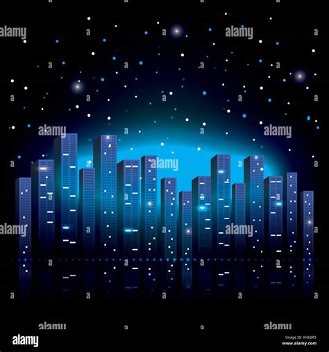 city scene at night Stock Vector Image & Art - Alamy