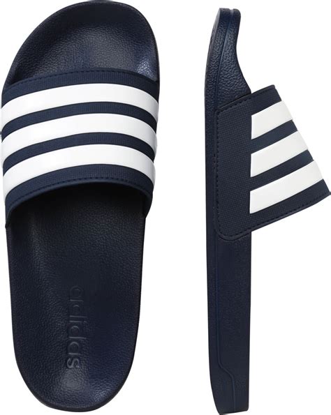 Adidas Cloudfoam Adilette Slide Collegiate Navywhitecollegiate Navy