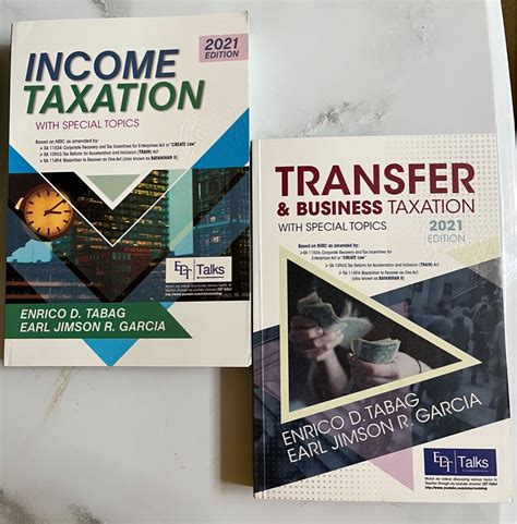 Income Taxation And Transfer And Business Taxation By Tabag 2021