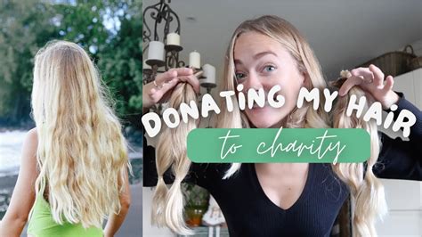 Donating My Hair To Charity Youtube