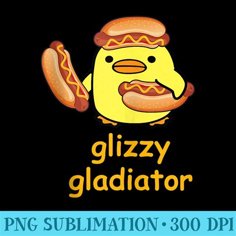 glizzy gladiator duck hotdog meme  png images inspire uplift