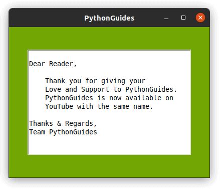 Python Tkinter Text Box Widget Examples Python Guides