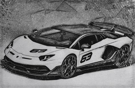 2019 Lamborghini Aventador Svj 63 Sketches And Images