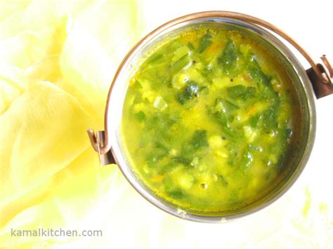 Palak Daal Recipe – Spinach and Lentil Stew