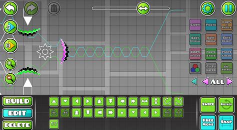 Accidental perfect miniwave spam while testing : r/geometrydash