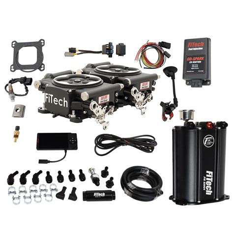 93562 Go Efi 2x4 System Black Finish Master Kit W Force Fuel Fuel Delivery System Wcdi