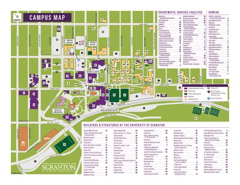 university of scranton map of campus 5
