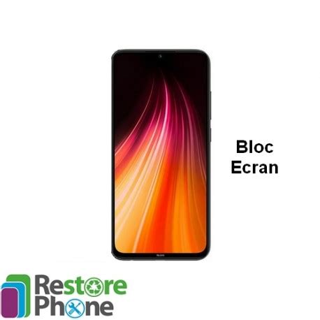 Reparation Bloc Ecran Xiaomi Redmi Note 8 Restore Phone