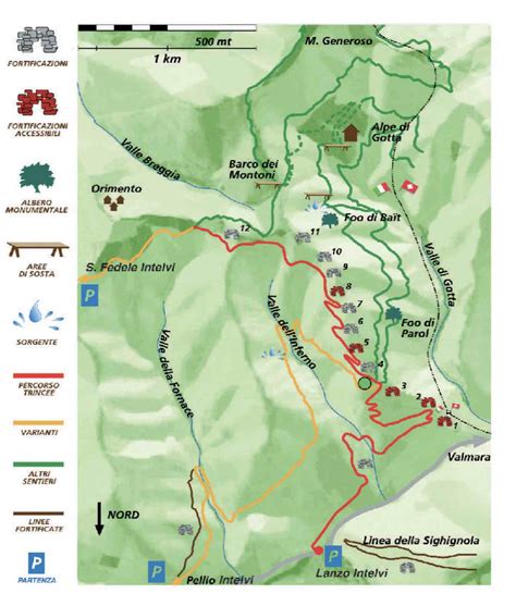 Percorso Delle Trincee In Valle Intelvi La Valle D Intelvi