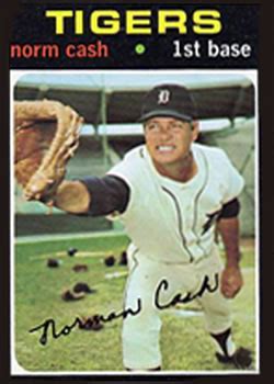 1971 Topps 599 Norm Cash Trading Card Database