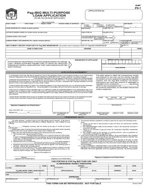 Pag Ibig Loan Form 2020 2025 Fill And Sign Printable Template Online