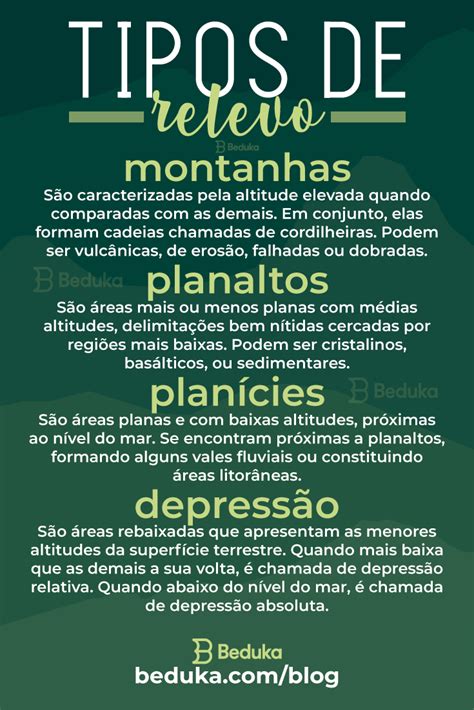 O Que Significa Releva - Aprenda o que significa relevo – Artofit