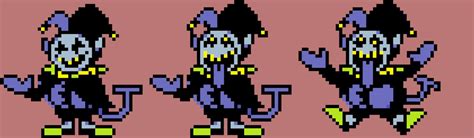 3d Pixel Art Deltarune Video Game Jevil Perler In Three Etsy