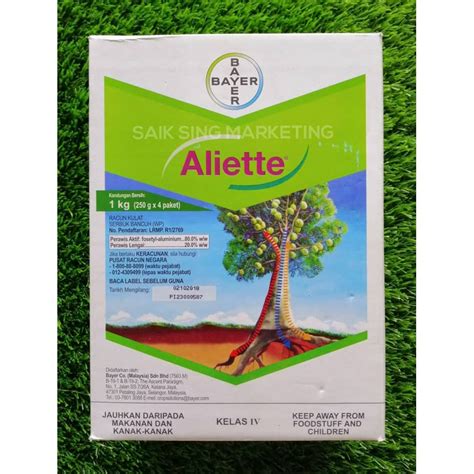 1kg Aliette Fosetyl Aluminium 80 Bayer Racun Kulat Fungicide Shopee Malaysia