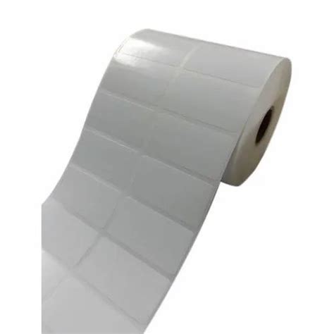 Plain 50 M White Barcode Labels, Packaging Type: Roll, GSM: 80 Gsm at Rs 2.50/square inch in Delhi