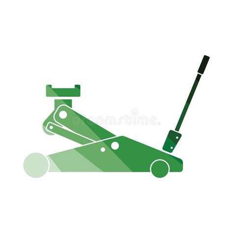 Hydraulic Jack Icon Stock Vector Illustration Of Automobile 145920103