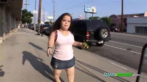 Brunette Midget Loves Black Cock