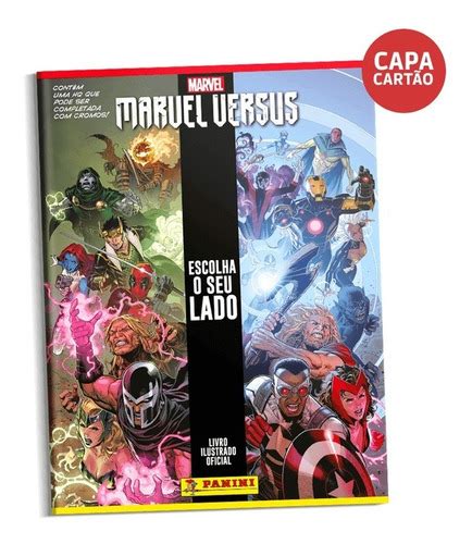 Álbum De Figurinhas Marvel Versus Completo Para Colar Frete grátis