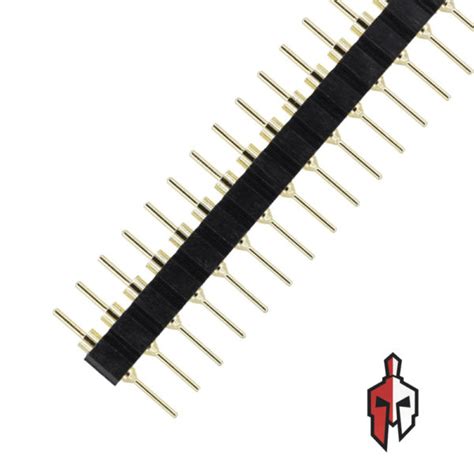 40 Pin 2 54mm Single Row Round Male Pin Header Alphatronic