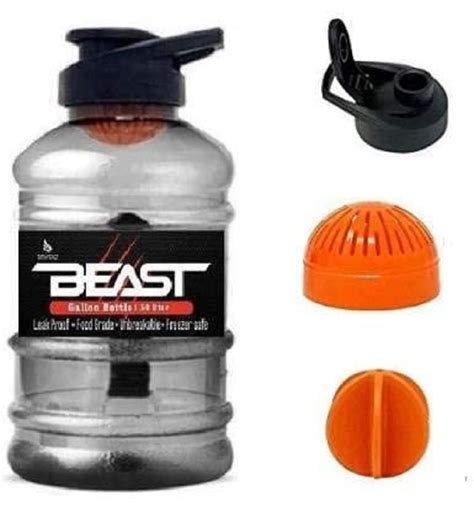 DOVEAZ Plastic Beast Sports Water Bottle For Gym Protein Shaker Bottle