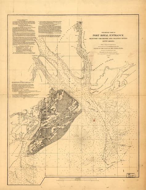 Battle Of Port Royal Map