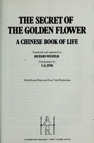 The Secret Of The Golden Flower A Chinese Book Of Life Lü Dongbin