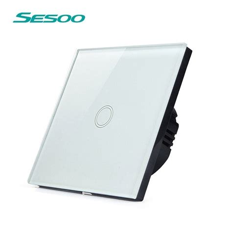 Sesoo Interruptor T Ctil De Pared Con Pantalla T Ctil Panel De Cristal