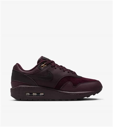 Womens Air Max 1 87 Burgundy Crush Dv3888 600 Release Date Nike