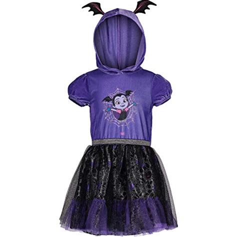 Disney Vampirina Toddler Girls' Costume Hoodie Ruffle Tutu Dress ...