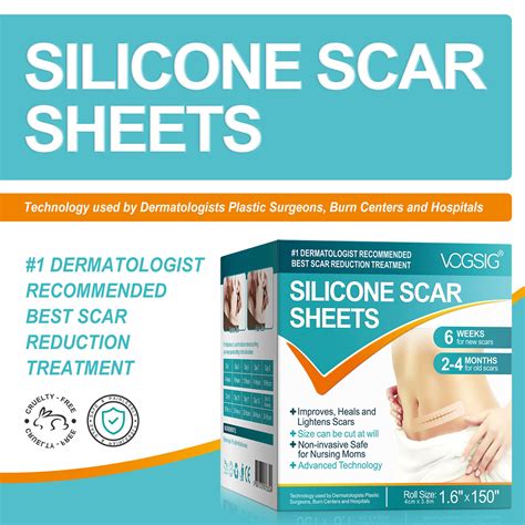 Scar Removal Silicone Tape For Hypertrophic Scars And Keloids 16 X 60