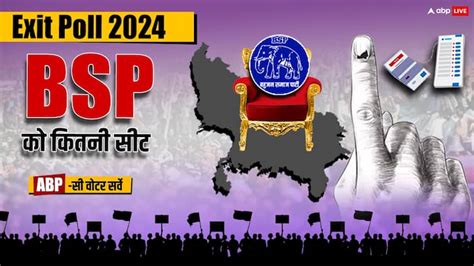 Lok Sabha Election Exit Poll 2024 Abp Cvoter Exit Poll Bsp Mayawati Bsp