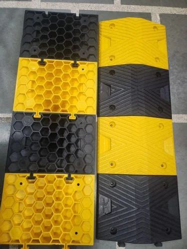 Yellow And Black Ton Pvc Speed Breaker Bump Heavy Duty At Rs