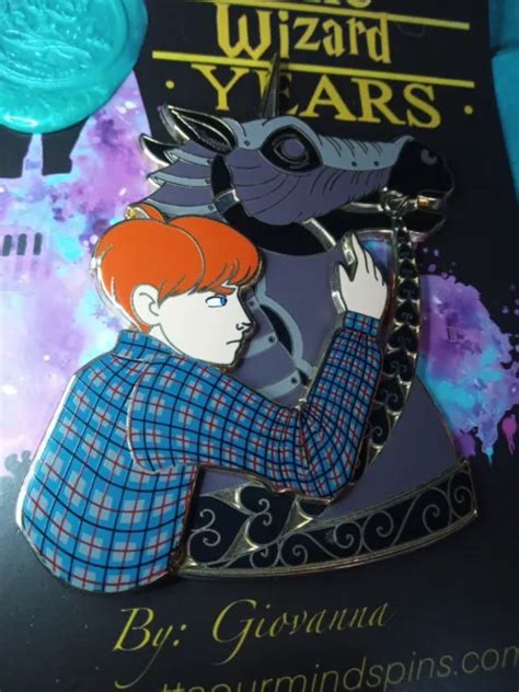 HARRY POTTER RONALD Ron Weasley Chess LE hard enamel pin on pin the ...