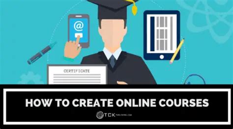 How To Create Online Courses A Step By Step Guide TCK Publishing