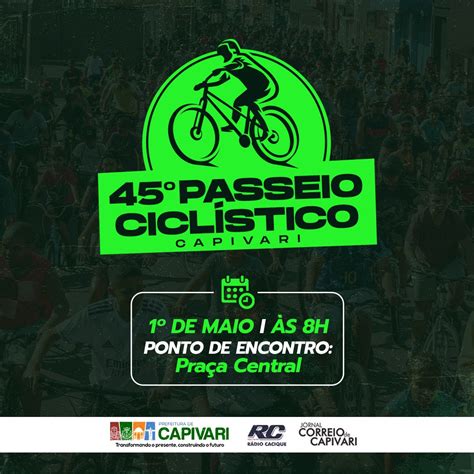 Dia do Trabalhador será marcado pela 45ª edição do Passeio Ciclístico