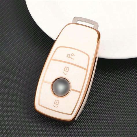 Car Key Cover 3 Buttons Car Key TPU Cover With Keychain Fit For