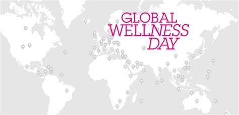 Global Wellness Dayjournée Mondiale Du Bien être