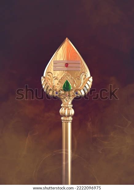 Hindu Tamil God Murugans Vel Trident Stock Illustration