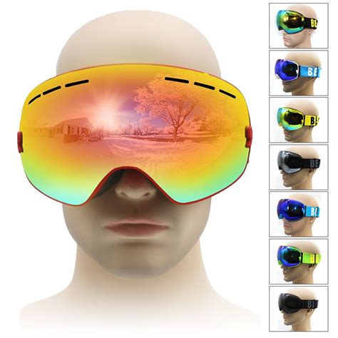 Snow Glasses /UV- Protection Multi-Color/ double lens anti-fog UV400 ...