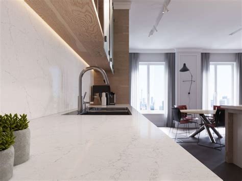 Dreamy Carrara Quartz Countertop Caesarstone Us