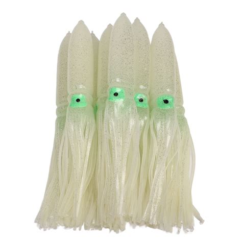 Fishing Squid Skirts Lures Luminous Squid Skirts Trolling Lures Soft