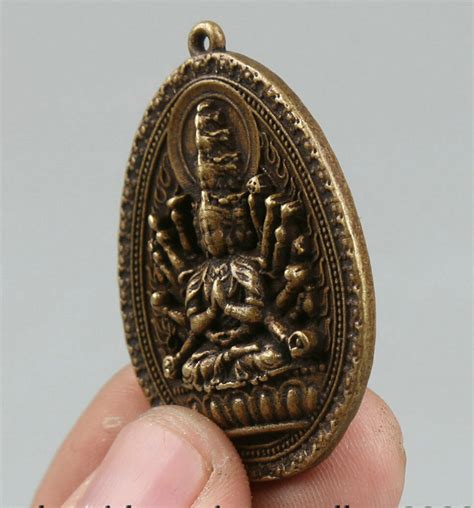 Mm Chinese Bronze Buddhism Arms Avalokiteshvara Kwan Yin Guan